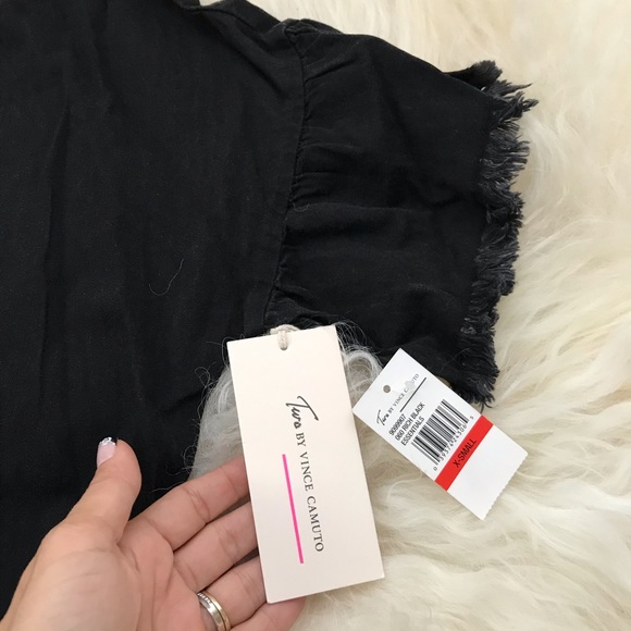 Vince Camuto Ruffle Sleeve Drop Shoulder Dress - Picture 6 of 8